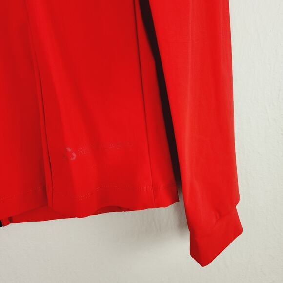 Save The Duck Red Lightweight Recyclable Hooded Rain Jacket (M) Zip-Up - Picture 11 of 12